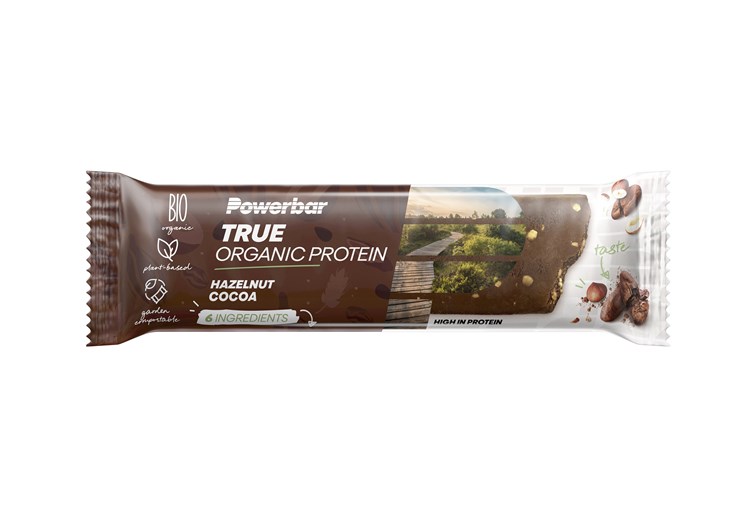 PowerBar True Organic Protein Bar Hazelnut Cocoa (16 stk.)