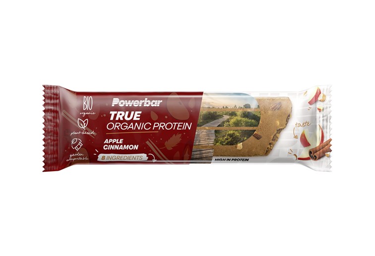 PowerBar True Organic Protein Bar Apple Cinnamon (16 stk.)